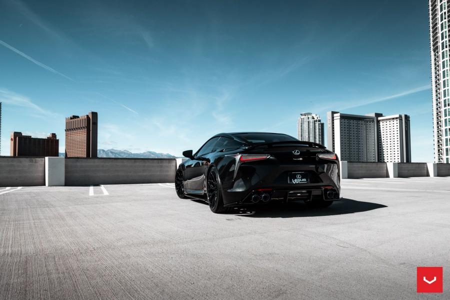  Lexus LC500 Obsidian on Vossen Wheels (HF-2) 2019 года  (фото 6 из 20)